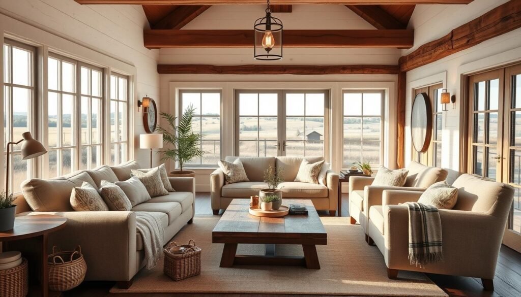 Farmhouse living room furniture selection Farmhouse living room furniture selection